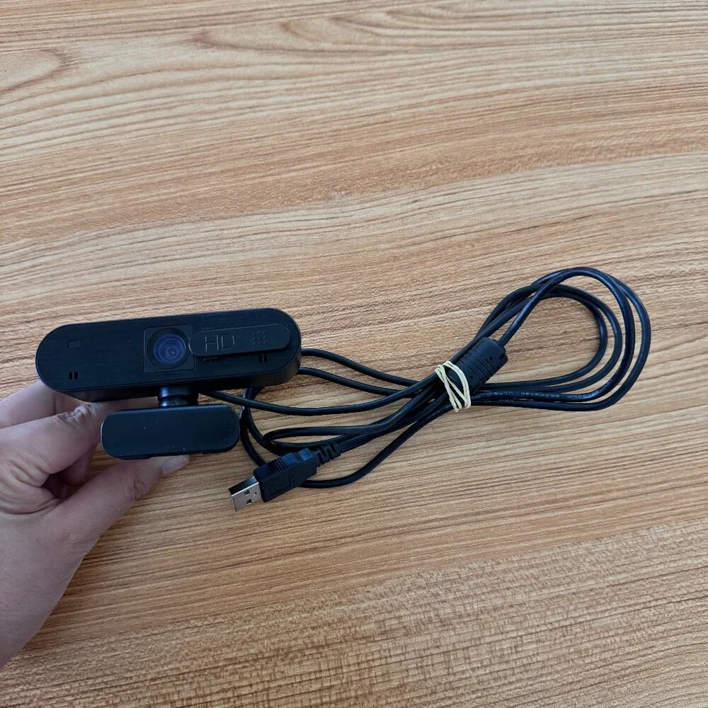 1080P HD Auto Focus Webcam with Privacy Cover, Built-in Noise Reduction Micropho
